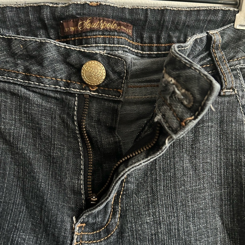 South Pole Women’s Mid-Rise Dark Wash Bootcut Jeans 20 - Picture 2 of 6
